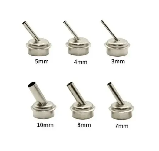 Kit 6 Bicos Curvados Estação Retrabalho Quick 861DW, Sugons 8610, Best 863 (99995.9905 zap