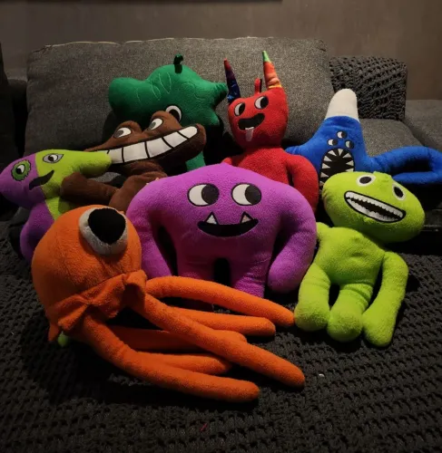 Coleção pelúcias - Rainbow Friends, Poppy Playtime e Garten of Banban
