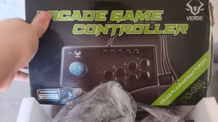 Controle Arcade Premium Verde (Zero na Caixa!)
