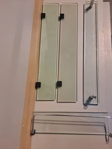 Kit de suporte para tialhas, shampoo e sabonetes