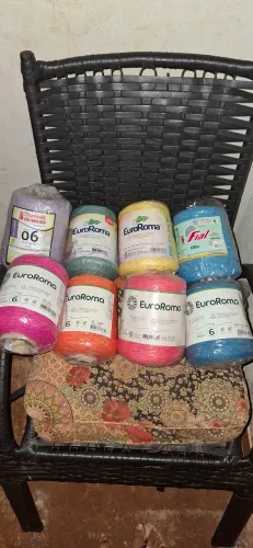 Linhas de crochê 