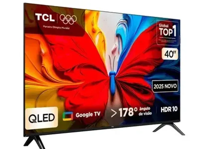 Smart TV 40" TCL Full HD QLED Google TV 2 HDMI