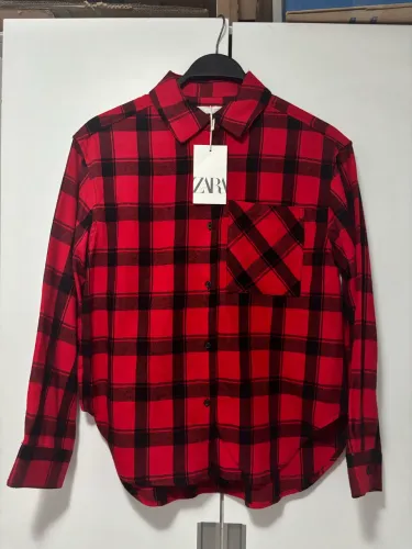 Zara - Camisa Xadrez Menina 13-14 Anos