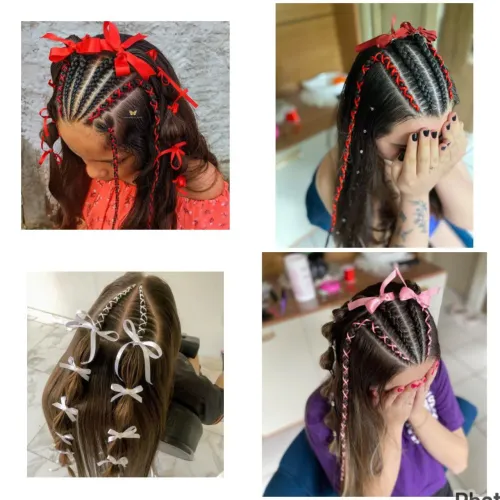Tranças nagô para festa junina