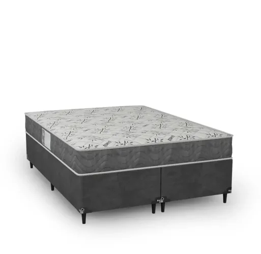 Cama Box Casal Nova + Pillowtop Ortobom