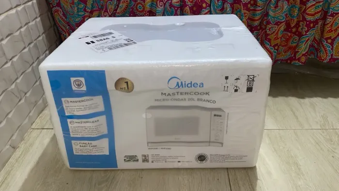Micro-ondas Midea MasterCook 20L Branco 127V Novo Lacrado