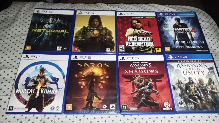 Vendo e Troco Jogos de PS4 e Ps5 (Leia o Anúncio)