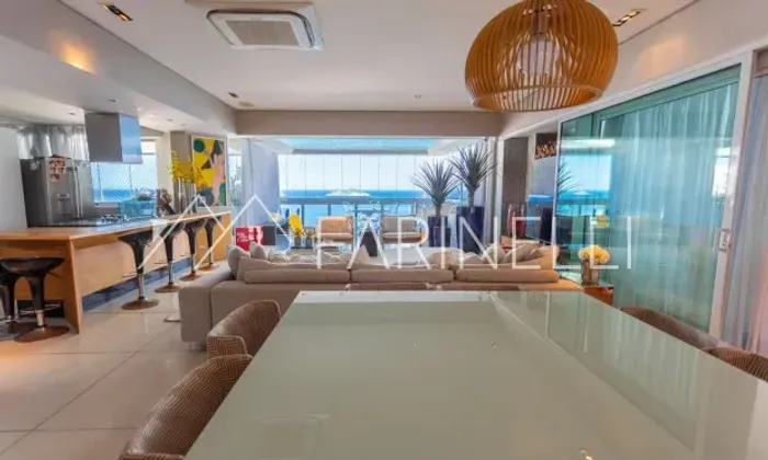 Apartamento espetacular com vista para o mar no condomínio Atlântico Sul