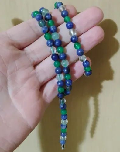 Conjunto Colar e pulseira pedras naturais