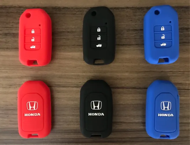 Capa de chave Honda (Civic, City, Fit, HRV, WRV)