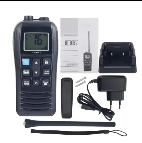 Rádio vhf marine transcerver IC-M37. Oferta válida por tempo limitado.