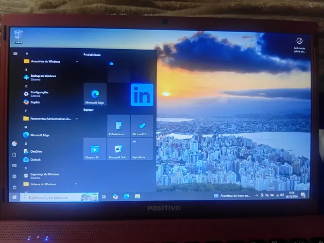 Notebook Positivo Motion Red