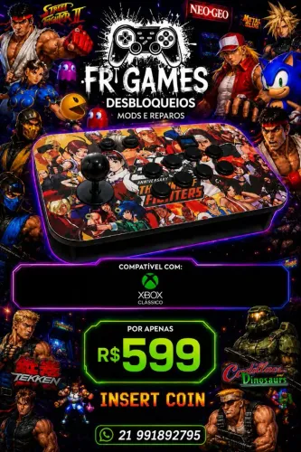 Controle arcade para Xbox clássico