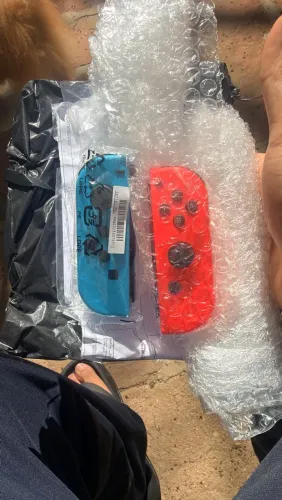 Joycon Original novo trocado na garantia azul e vermelho