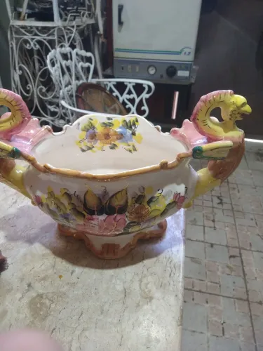 Floreira faiança 
