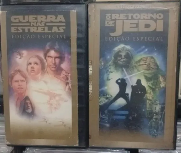GUERRA NAS ESTRELAS + RENORNO DE JEDI FITA VERDE - 180