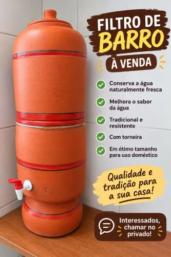 Filtro de BARRO