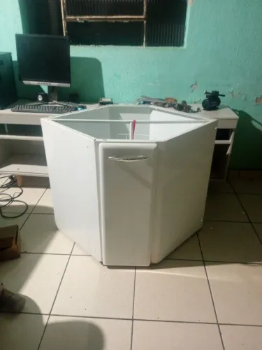 Armário cantoneira, giratória sem tampo
