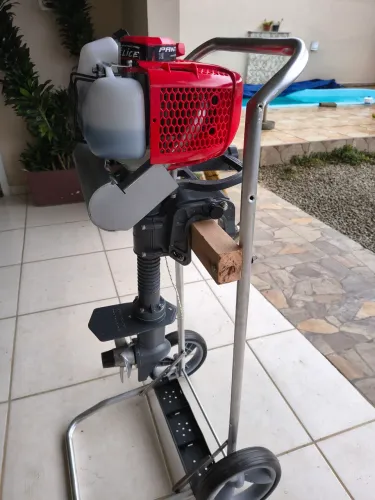 Motor de popa - JET HÉLICE CUT 3.5 TUNADO PANTANEIRO com haste aceleradora