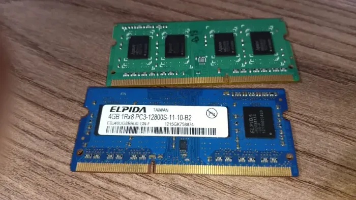 Kit Memória RAM 8GB (2x 4GB) para Notebook DDR3 - Funcionando perfeitamente