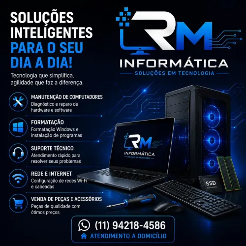 Manutenção de computadores em Geral. Assistência técnica PC Gamer.