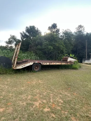 Oportunidade! Prancha Rebaixada para Escavadeira, Bobcat e Máquinas Pesadas