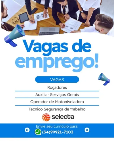 Vagas de emprego