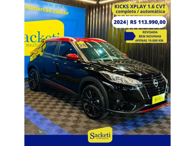 Nissan Kicks Xplay 1.6 16V Flex AUT 2024