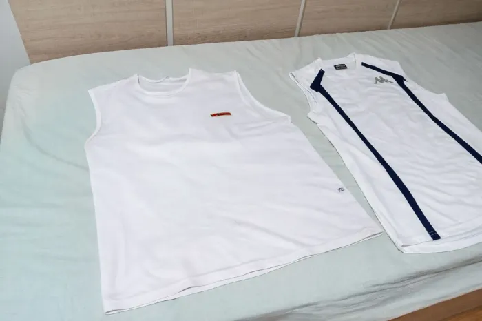 Kit 2 Regatas Masculinas - Esportivas - Kappa - Bom Estado