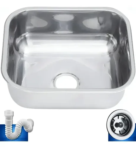 Cuba 40x34x17cm Aço Inox 430 - Tecnocuba