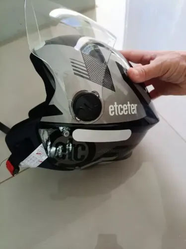 Capacete Cinza Etceter New Liberty - Tamanho 58