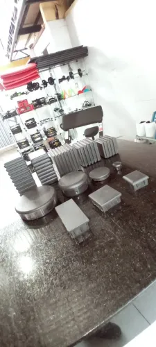 Acabamento e acessorios Fitness