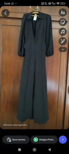 Macacão manga longa Tam M