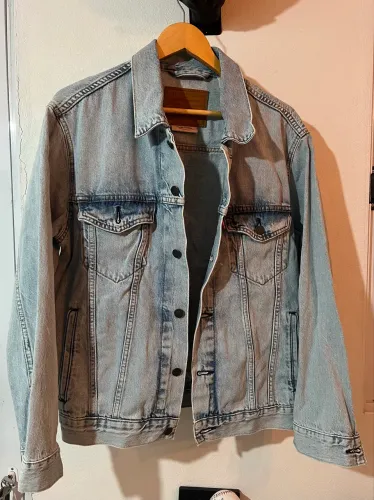 Jaqueta Jeans Levis Premium Relaxed - Azul Claro