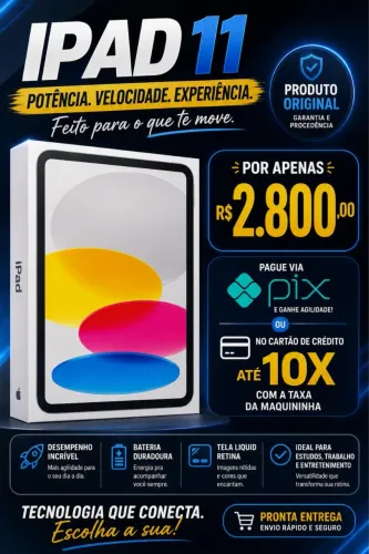 iPad 11 128 gb A16 silver lacrado