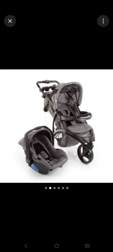 Carrinho de Bebê Infanti Off Road + Bebê Conforto - Bom estado
