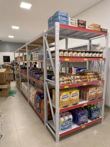 20 Mini Porta Pallets 200kg/Prateleira - Gôndola Rack com Prateleiras - R$ 17.000