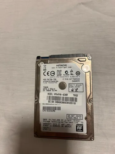 HD NOTEBOOK 750GB