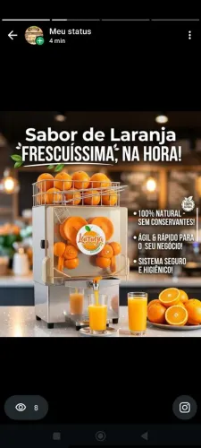 Máquina de suco de laranja