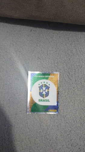 Carta de escudo do Brasil brilhante 