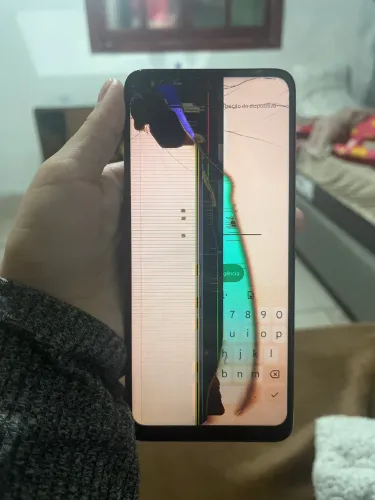 motog22, somente tela quebrada
