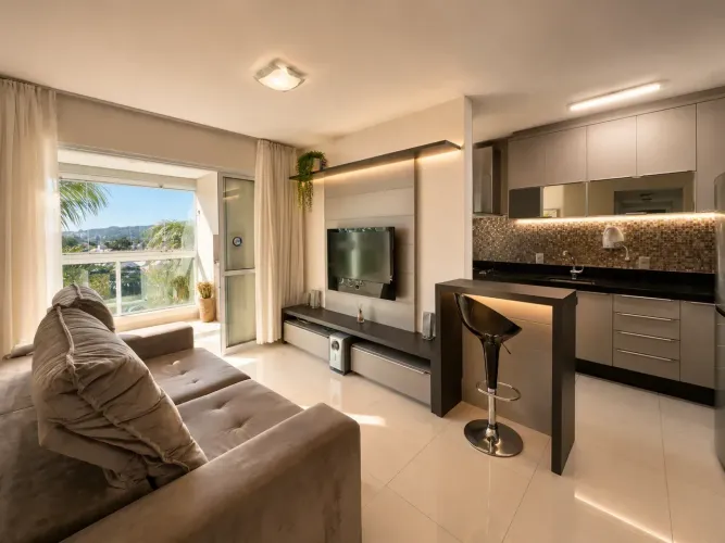 Apartamento para venda 2 quartos com suíte e 2 vagas individuais no Corrego Grande em Flor