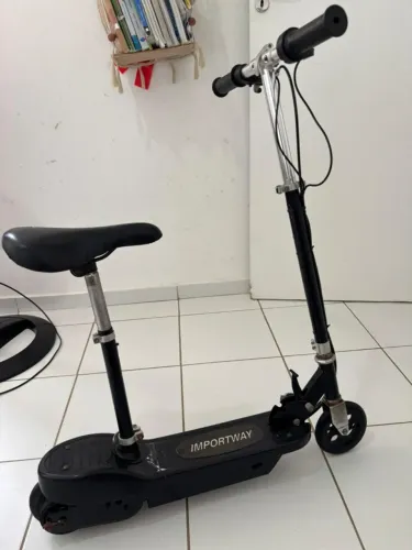 Patinete Elétrico Infantil Importway Com Assento e dobrável