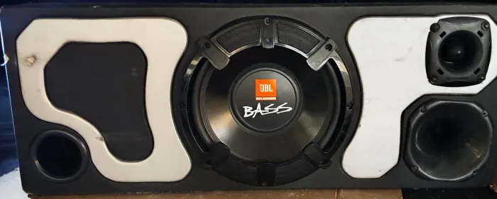 Caixa Trio Som Automotivo JBL 12" + Módulo Taramps TL-1500 + Fonte Gilsom 60A