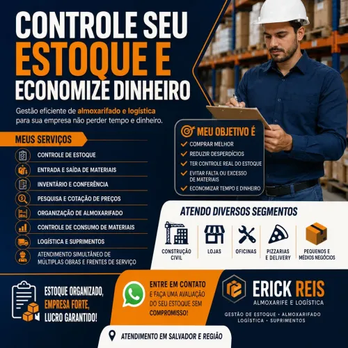 Controle de Estoque economize dinheiro