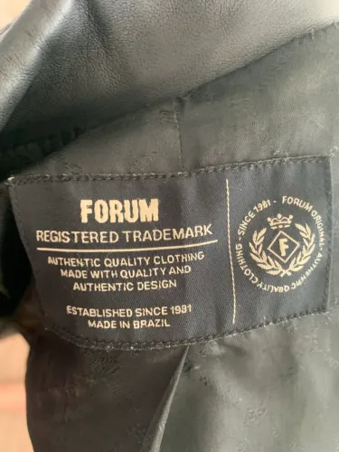 Jaqueta de couro legítimo FORUM G
