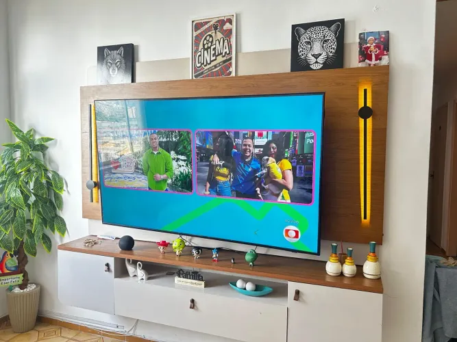 Painel + estante tv ate 75'