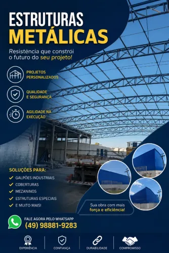 Empresa Especializada em Estruturas Metálicas - Orçamento Gratuito
