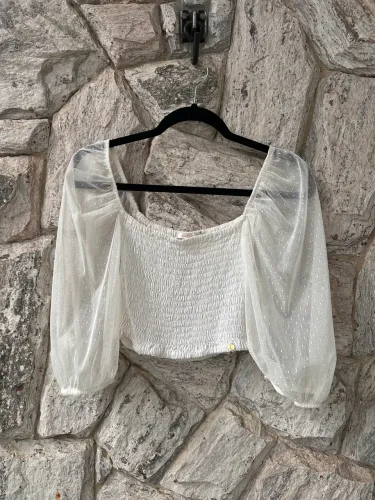 Cropped branco da Loja Liritty
