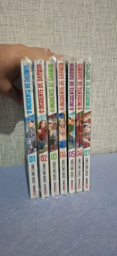 Coleção Mangá O Incidente de Darwin 1 ao 7